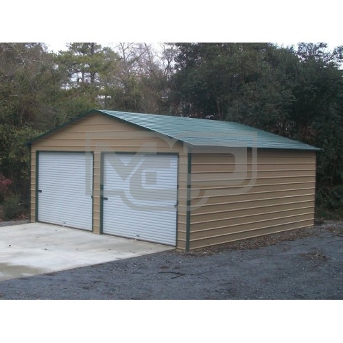 Garage | Boxed Eave Roof | 24W x 26L x 10H` | Side Entry