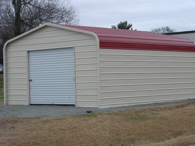 Garage | Regular Roof | 12W x 21L x 8H | Single Car Garage